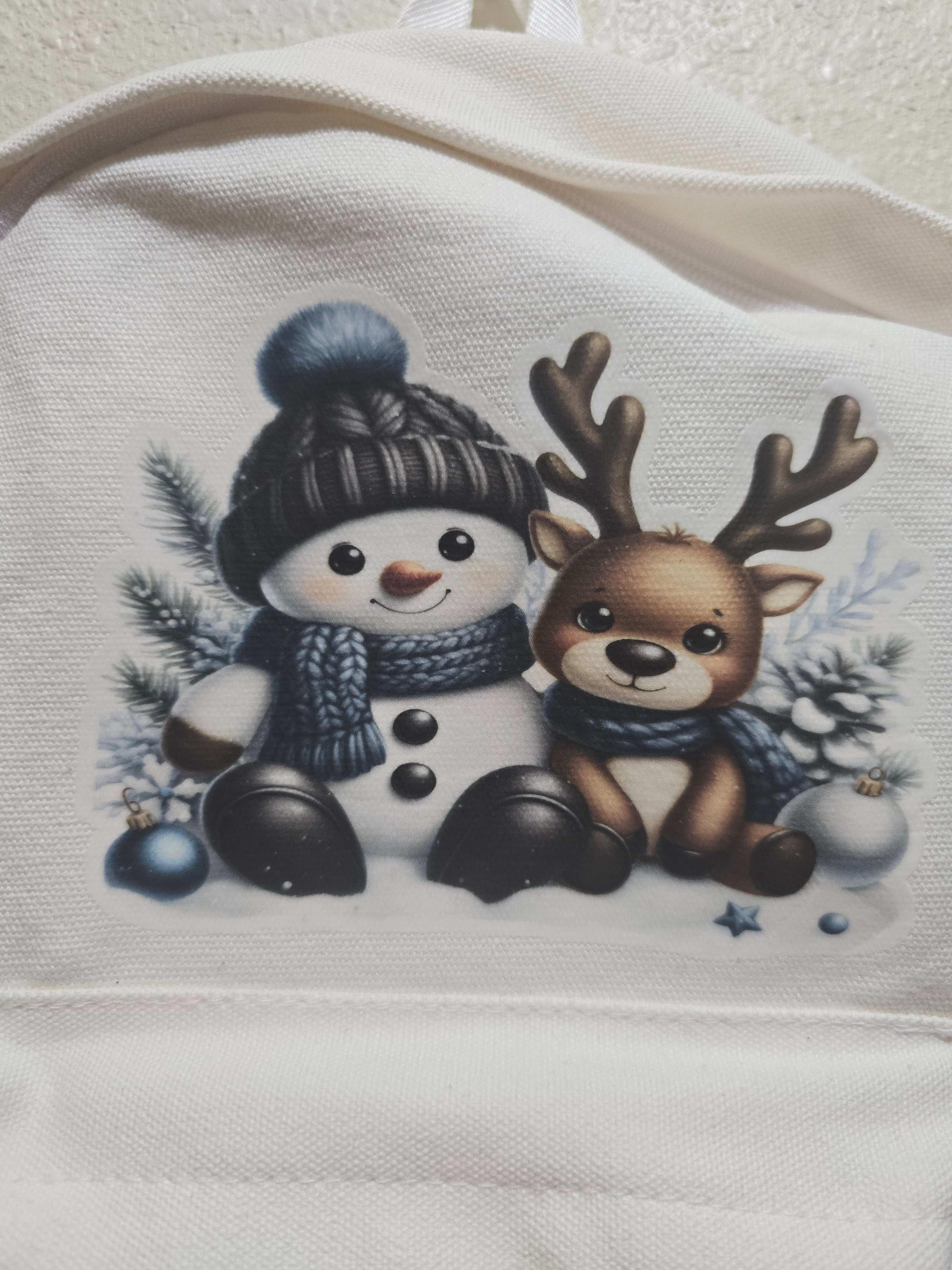 Mini Backpack with snowman