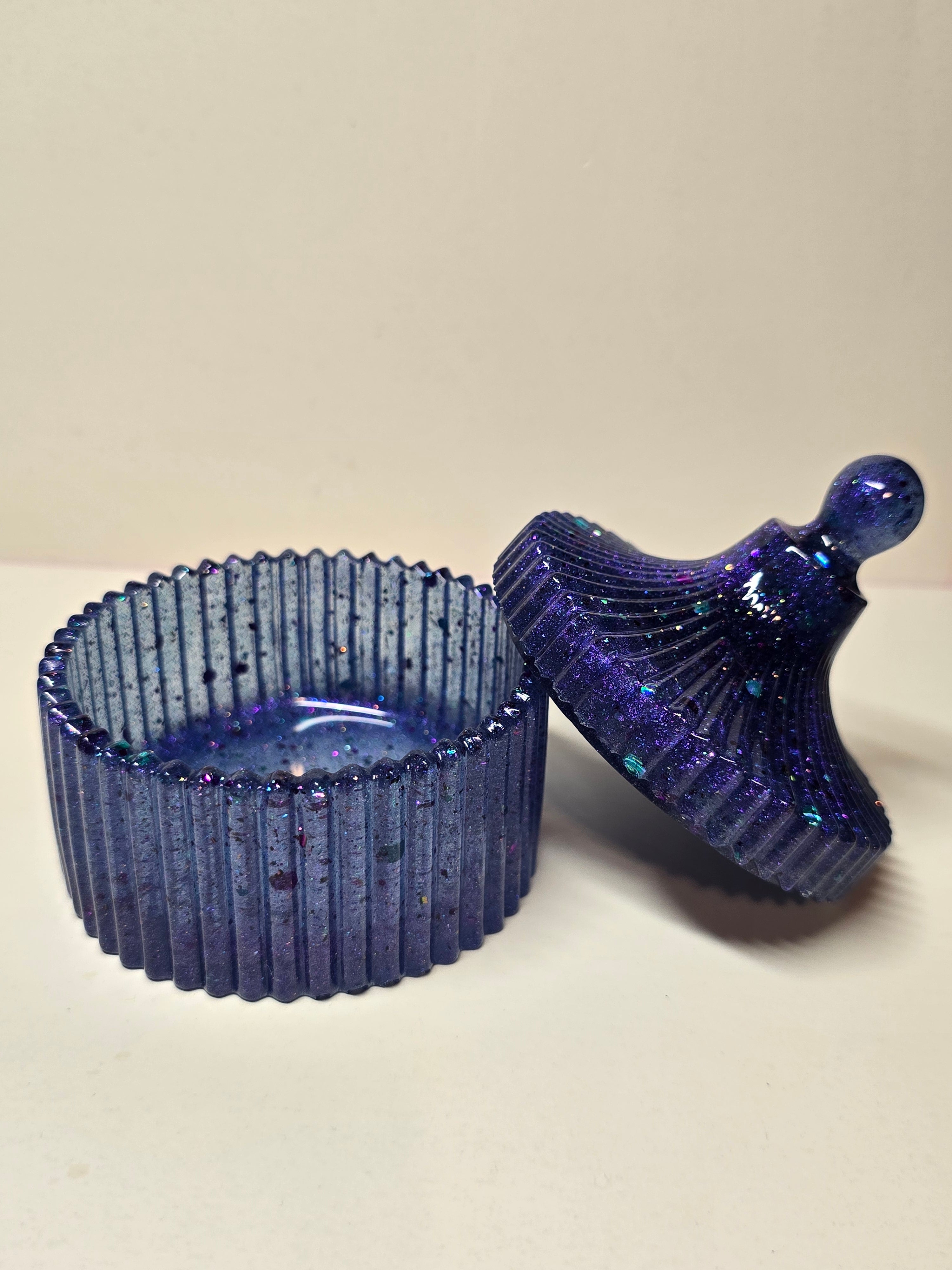 Decorative purple jar