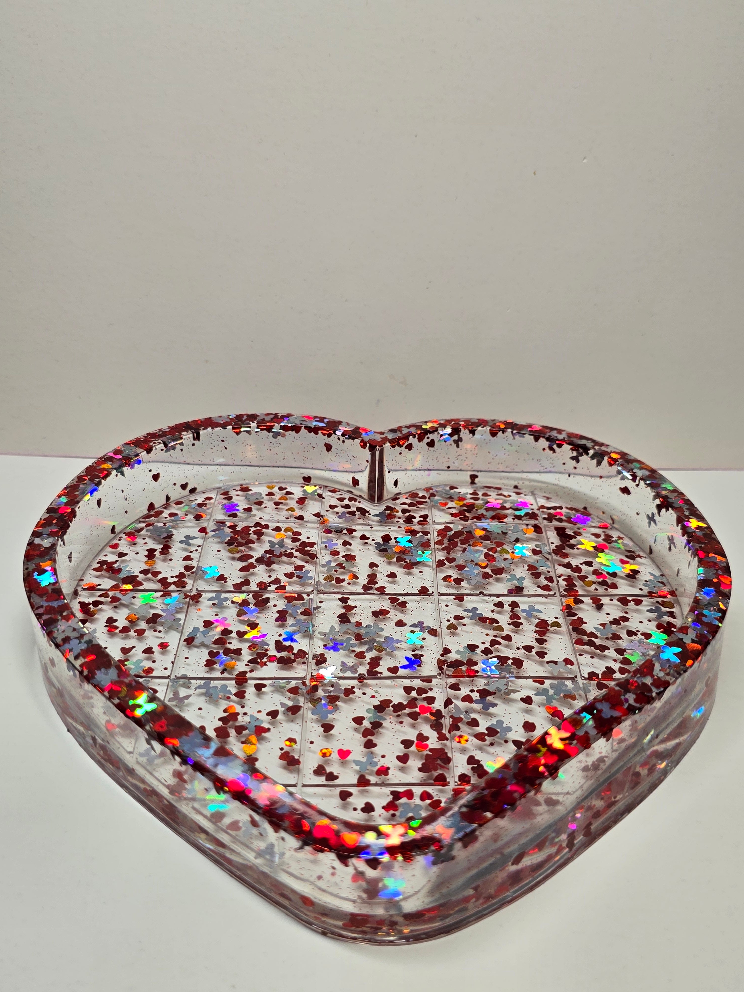 Heart shaped tray