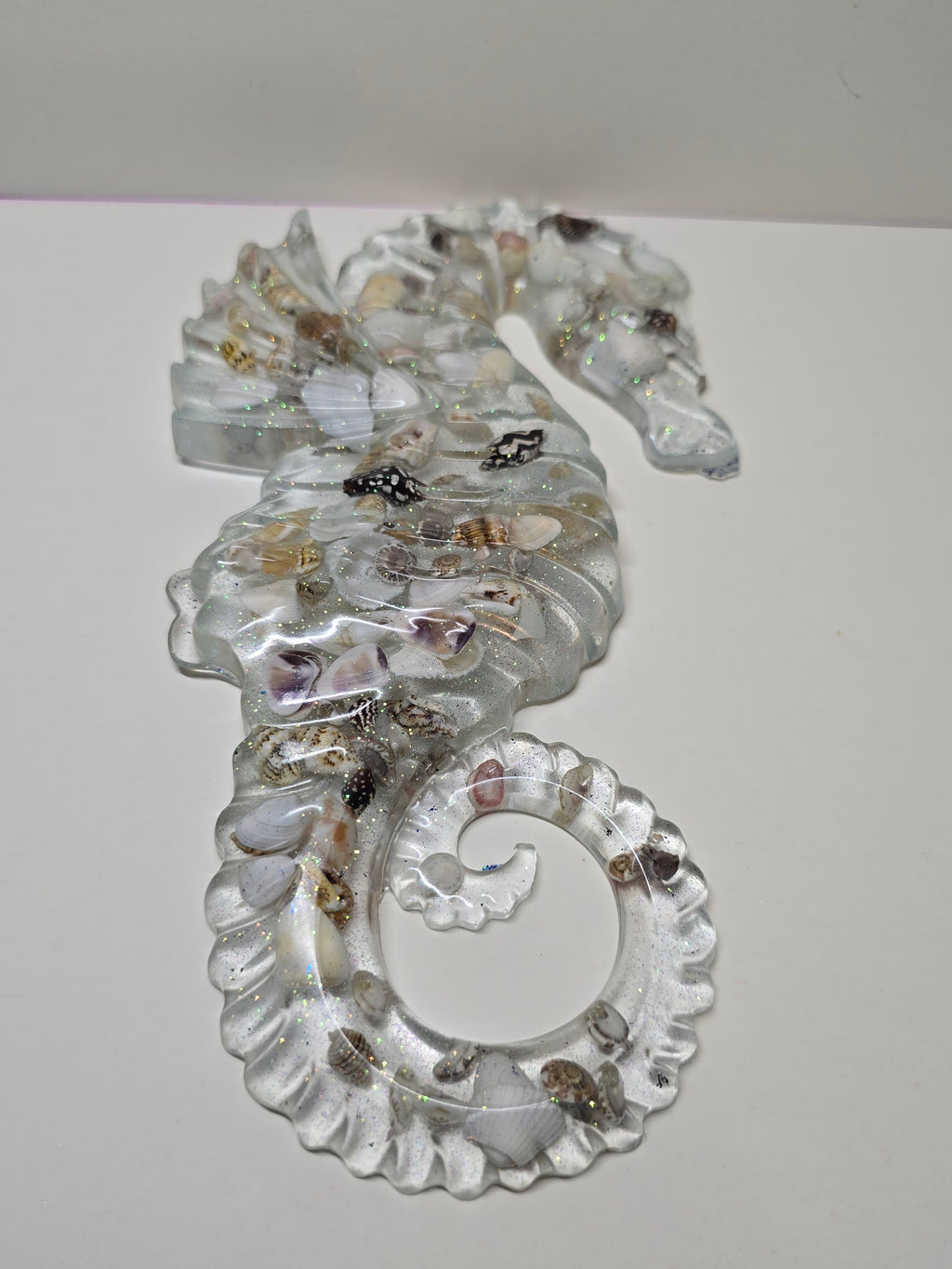 Seahorse with seashells