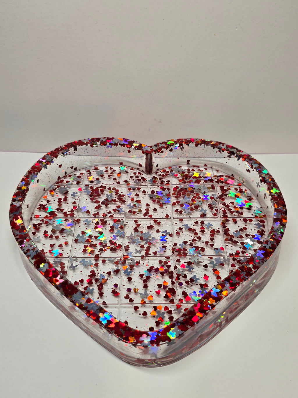 Heart shaped tray