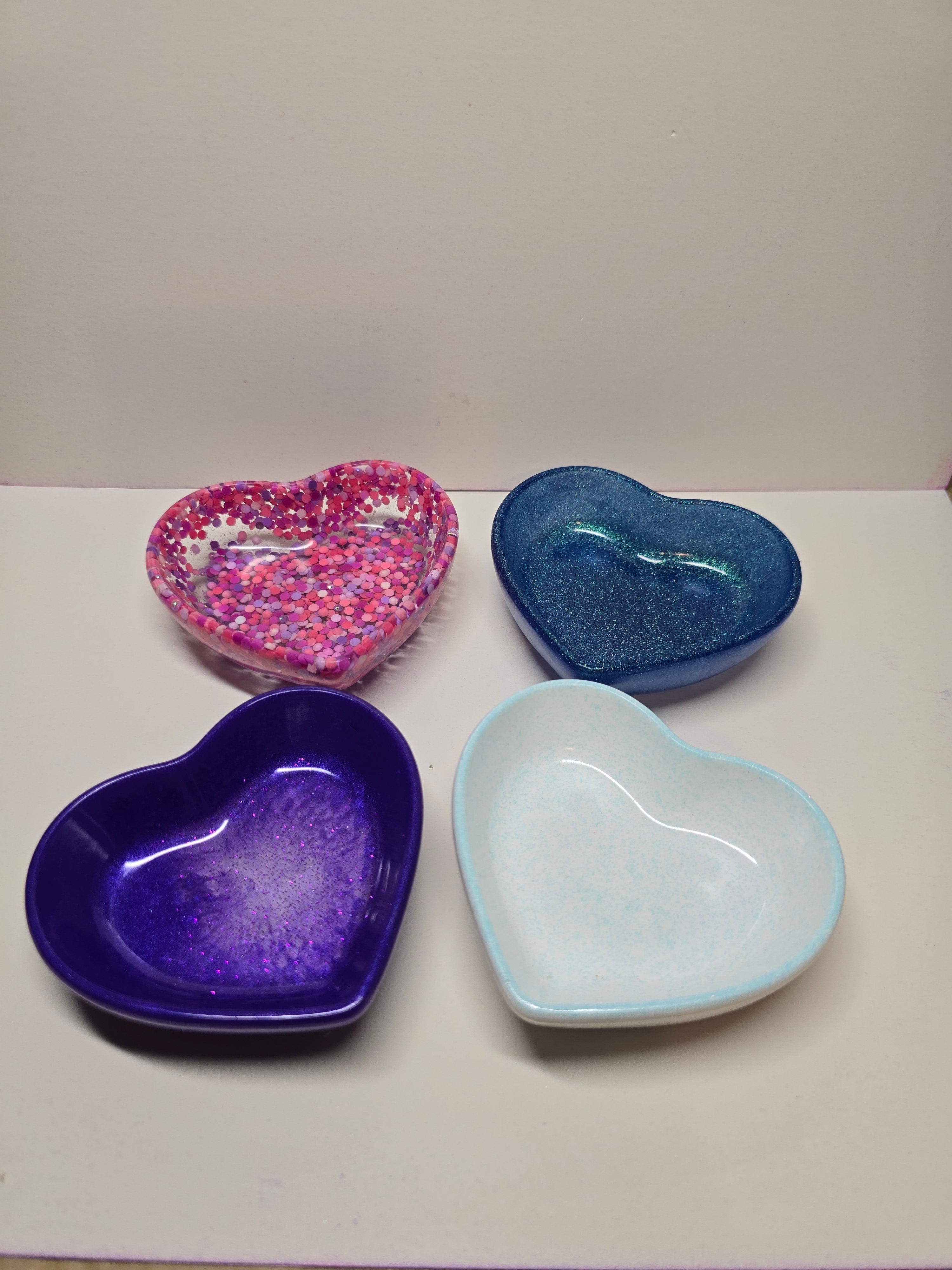 Heart trinket trays