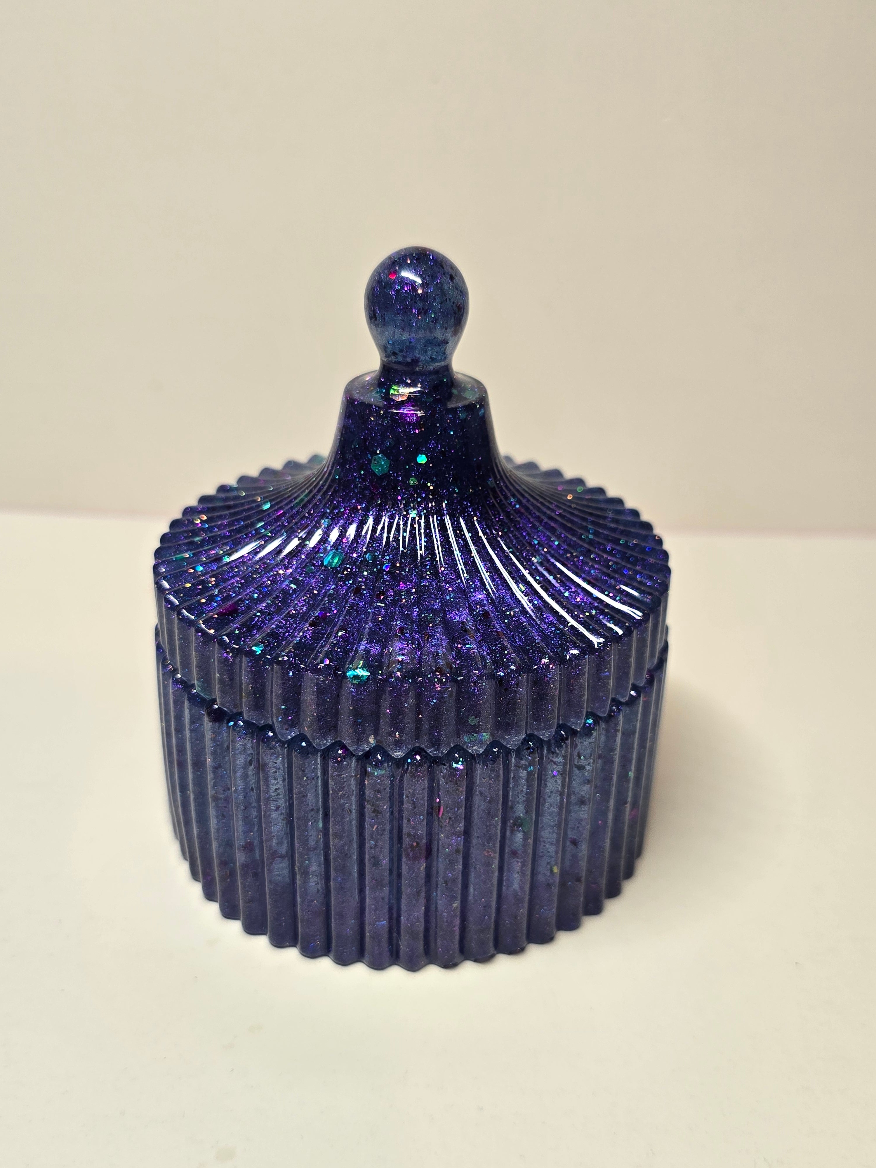 Decorative purple jar