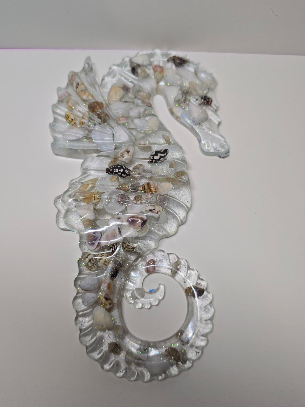 Seahorse with seashells