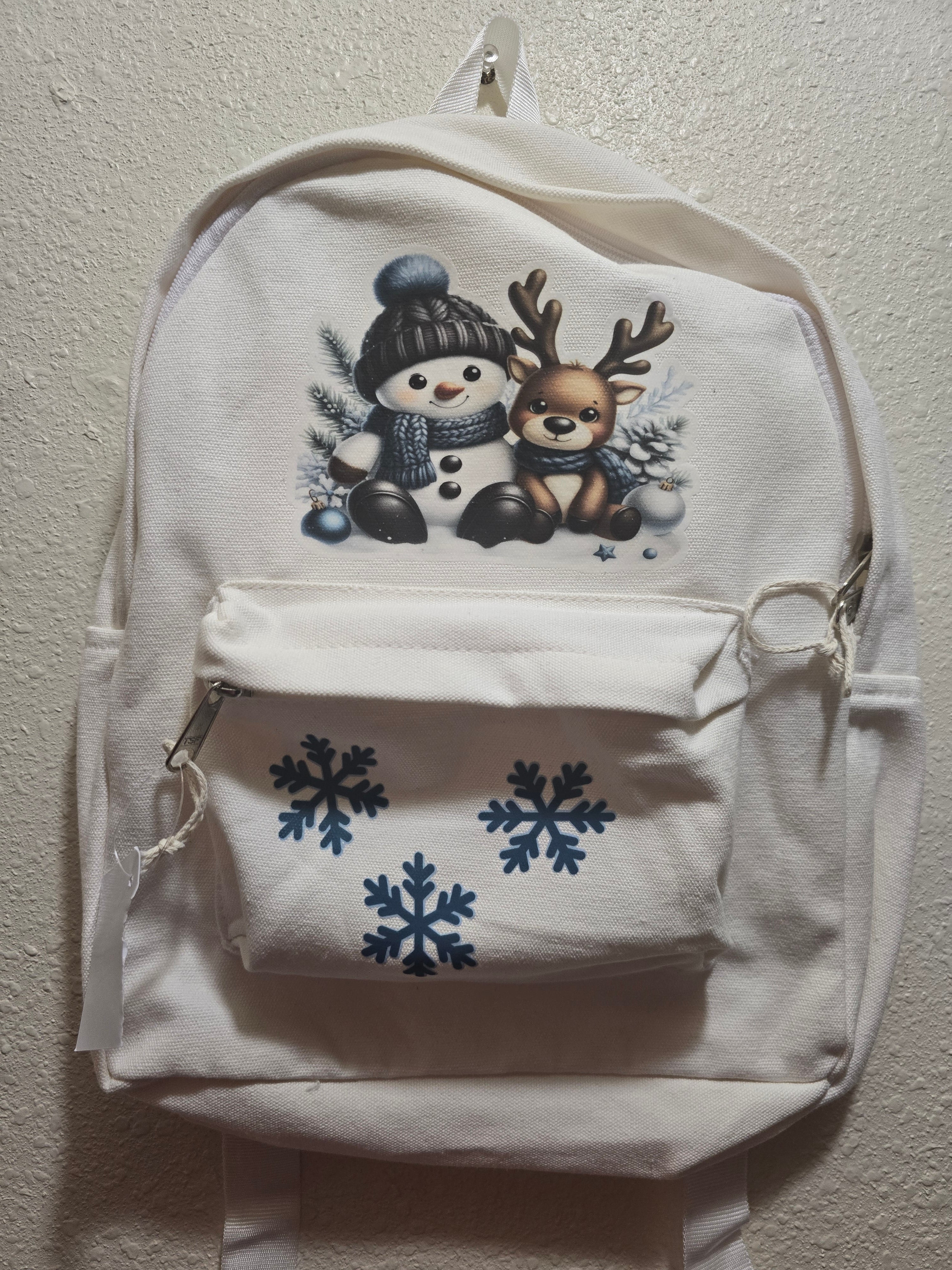 Mini Backpack with snowman